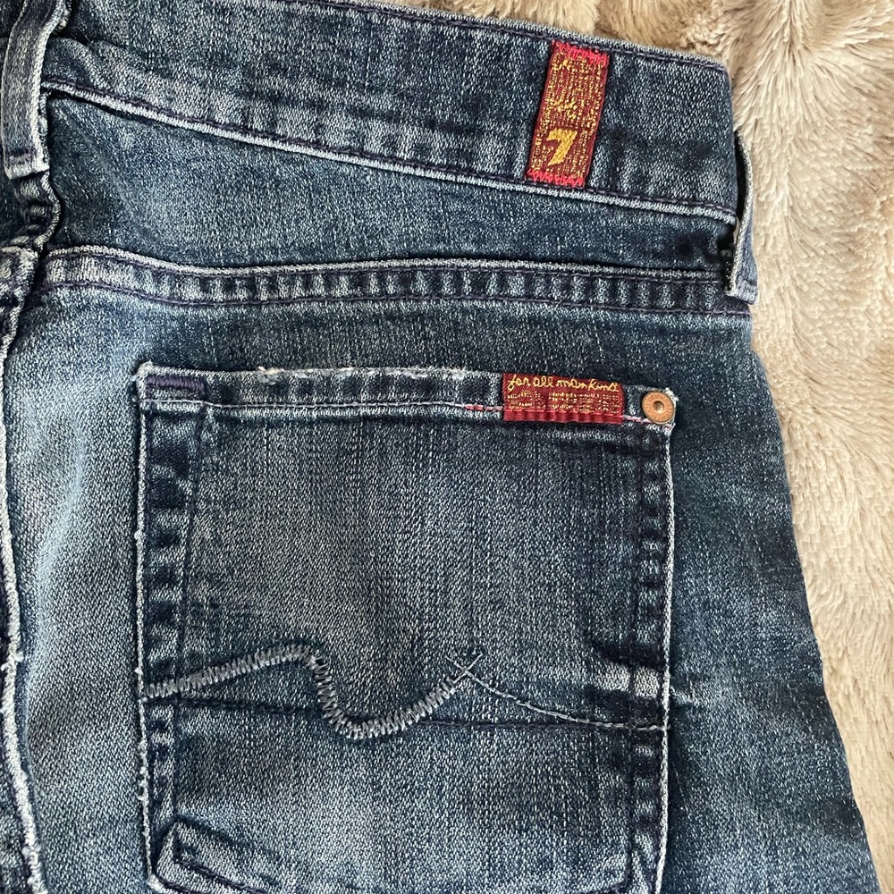 7 for all mankind cropped pants